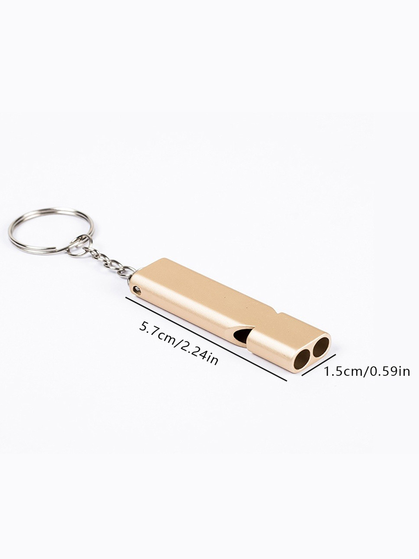 Customized Personalized Stainless Steel Whistle Keychain Customized Text Coach Whistle Durable Outdoor Whistle